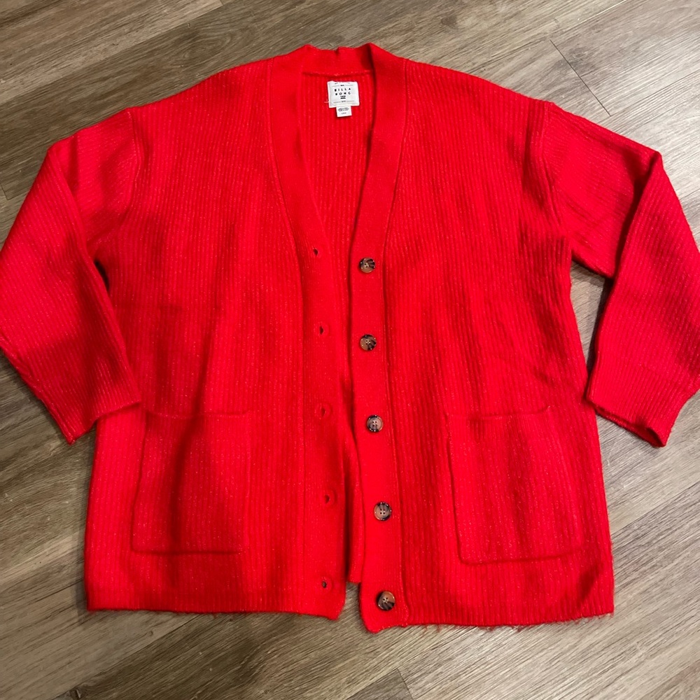 BILLABONG SO CHILL CARDIGAN -RAD RED